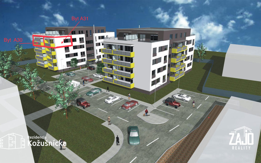 NA PREDAJ | 2 izbový byt 59m2 + balkón, 4NP Rezidencia Kožušnícka/ byt A30