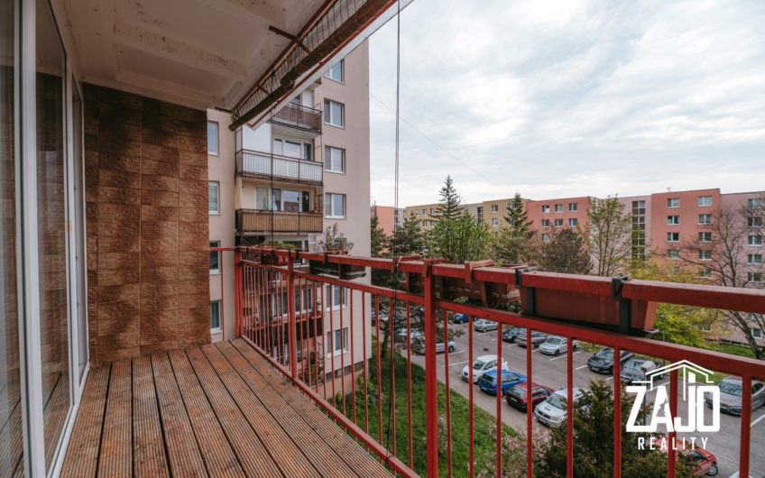 REZERVOVANÉ |  2izbový byt po rekonštrukcii s veľkým balkónom