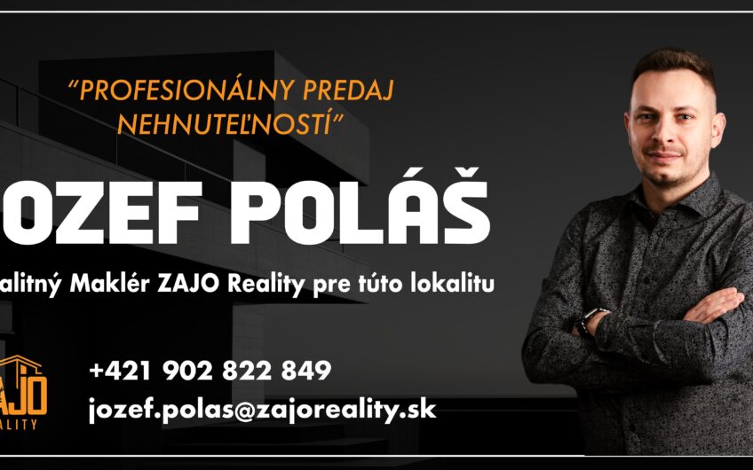PREDANÉ | 2 IZBOVÝ BYT BLÍZKO CENTRA MESTA V TICHEJ LOKALITE – TRENČÍN