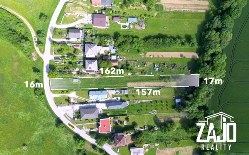NA PREDAJ Stavebný pozemok – obec Malá Hradná 2538m2 (okres Bánovce nad Bebravou)