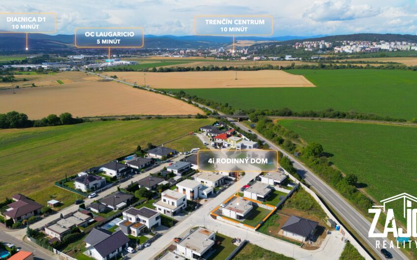 Na prenájom moderný 4-izbový bungalov v Trenčianskej Turnej – komfort, súkromie a prémiové vybavenie.