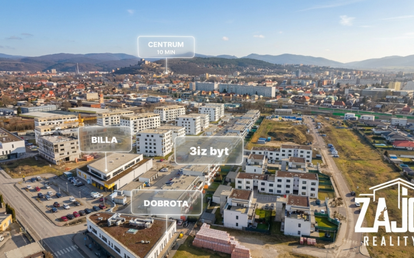 NA PREDAJ | 3 – izbový byt s vlastnou záhradou, Rezidencia Vinohrady