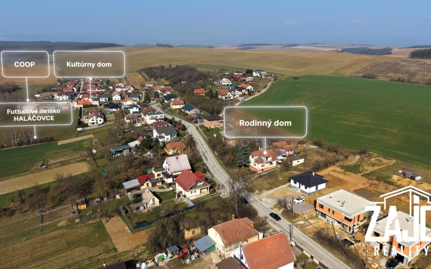 Na predaj Rodinný dom – Haláčovce, okres Bánovce nad Bebravou