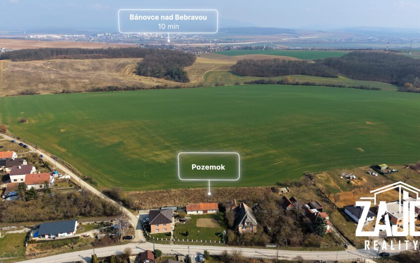Na predaj Pozemok na výstavbu Rodinného domu – Halačovce