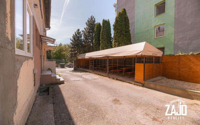 Prevádzková budova a 4 izbový byt + projekt na nadstavbu – Bánovce nad Bebravou