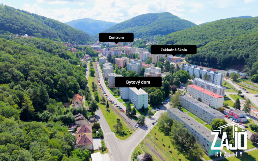 REZERVOVANÉ | Veľký 2-izbový byt s balkónom – Trenčianske Teplice
