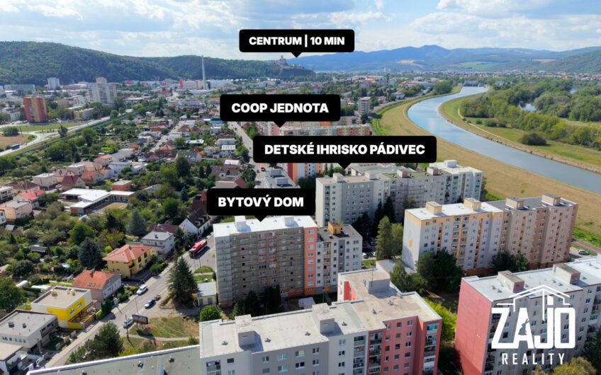 NA PREDAJ | Priestranný 3-izbový byt, 73 m² – Pádiveho ulica, Trenčín 