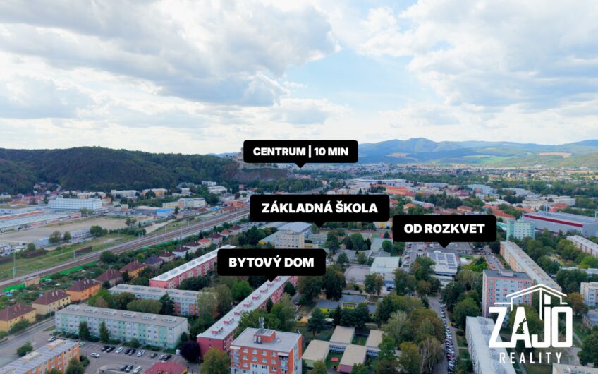 NA PREDAJ | Kompletne zrekonštruovaný 3-izbový byt s lodžiou, 61 m² – Gagarinova ulica, Trenčín