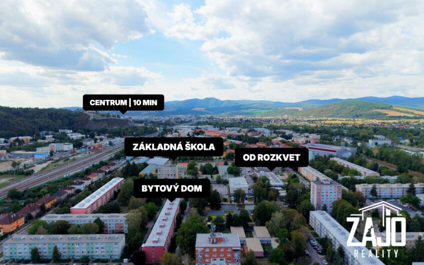 NA PREDAJ | Kompletne zrekonštruovaný 3-izbový byt s lodžiou, 61 m² – Gagarinova ulica, Trenčín