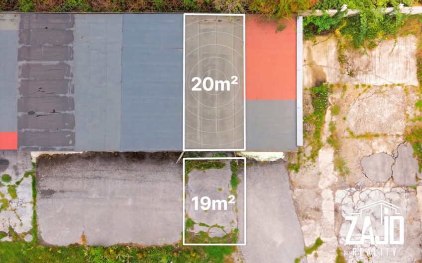 REZERVOVANÉ | Garáž 20m2 + pozemok 19m2 pred garážou – Hodžova ulica, Trenčín