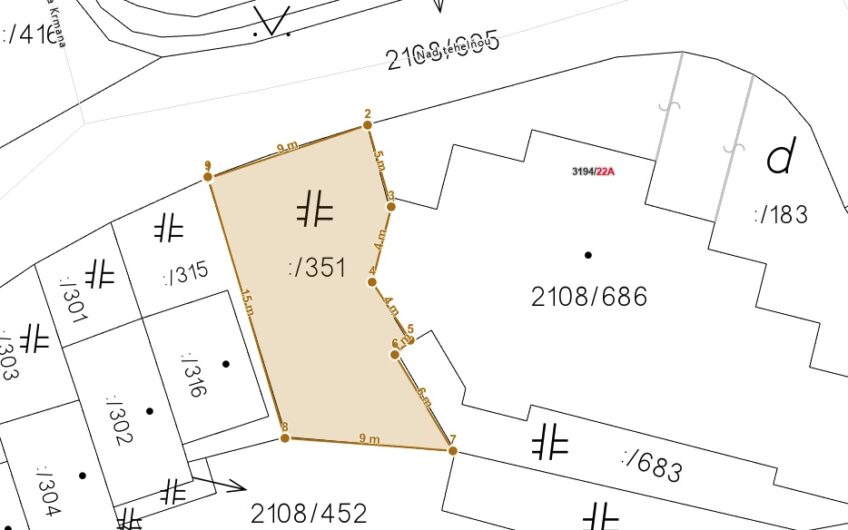 NA PREDAJ | Stavebný pozemok 132 m², Trenčín – Nad Tehelňou