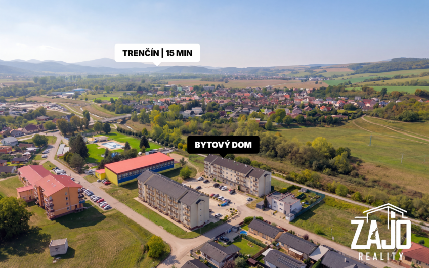 NA PREDAJ | Priestranný 3-izbový byt s dvoma balkónmi, 80 m² – Nemšová, Jaseňová ulica