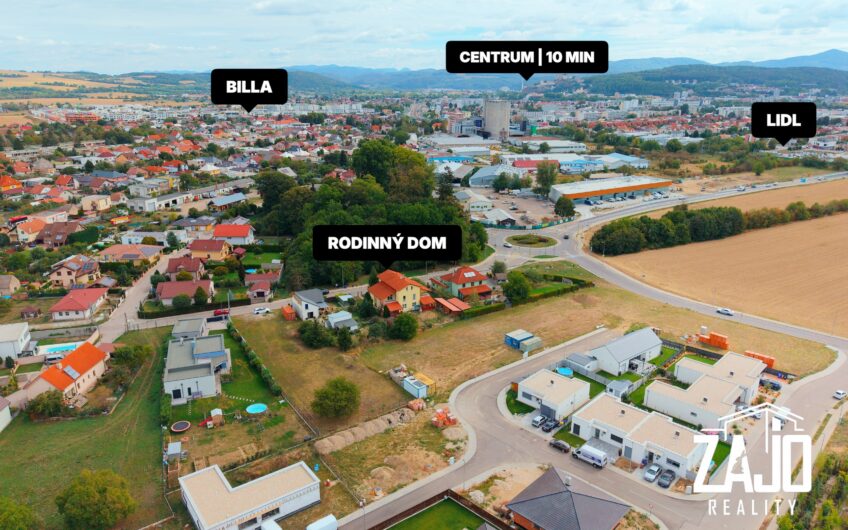 NA PREDAJ | 5-izbový rodinný dom s garážou a pozemkom 429 m² – Trenčín, Hanzlíkovská ulica