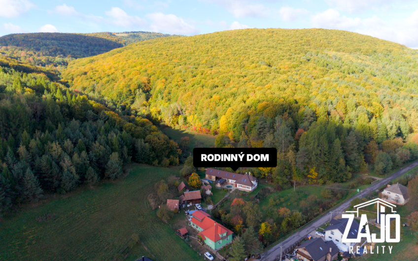 NA PREDAJ | Rodinný dom s kamennou stodolou a pozemkom 3 387 m² – Horná Súča