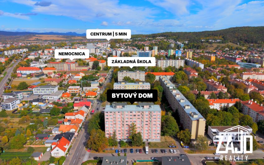 NA PREDAJ | Priestranný 3-izbový byt s lodžiou a balkónom, 70 m² – Beckovská ulica, Trenčín