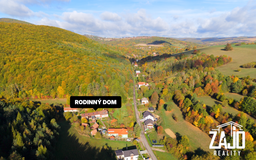 NA PREDAJ | Rodinný dom s kamennou stodolou a pozemkom 3 387 m² – Horná Súča