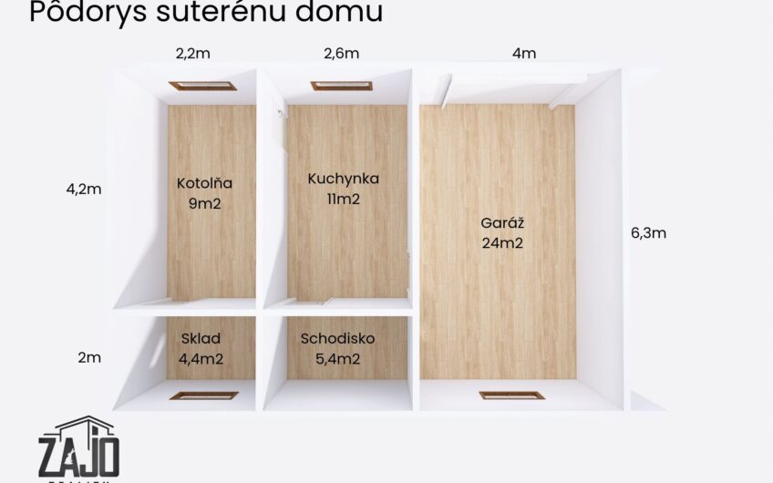 NA PREDAJ | 5-izbový rodinný dom s garážou  – Horná Súča