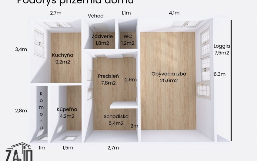 NA PREDAJ | 5-izbový rodinný dom s garážou  – Horná Súča
